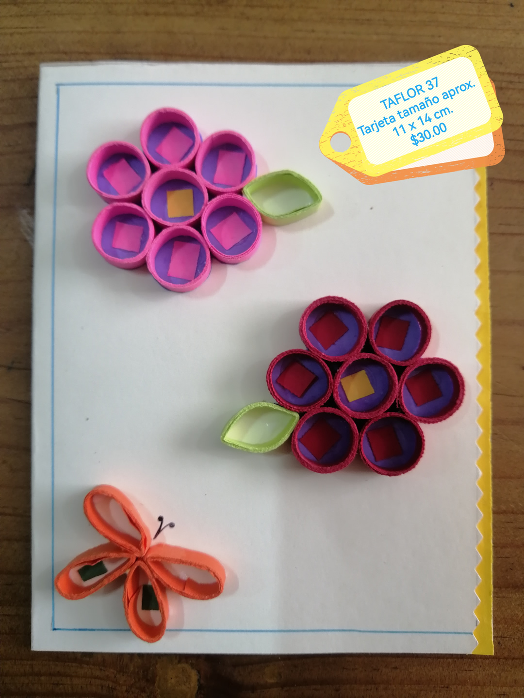 Tarjeta de flores